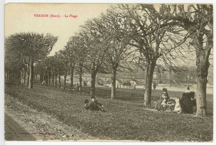 Vernon-Ville. La Plage.