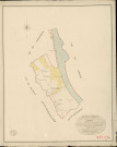 Landin (Le). Tableau d'assemblage _ du Plan Parcellaire de la Commune de Landin _ Canton de Routot - Pontaudemer - Eure. _ Terminé sur le Terrain le Mai 1826 , sous l'administration de M.Le Vicomte Raymond Delaitre, Préfet _ M. Bisson, Maire _ sous la Direction de M.Hurtrelle, Directeur des Contributions directes _ M. Hautier, Géomètre en Chef. _ Par M. Chainot, Géomètre de 1re classe.