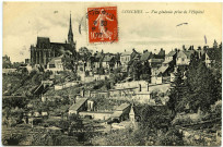 Conches-en-Ouche. Vue générale prise de L'Hôpital.