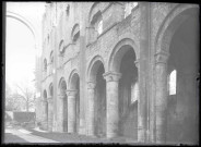 Ruines et vestiges de l'abbaye de Jumièges (Seine-Maritime).