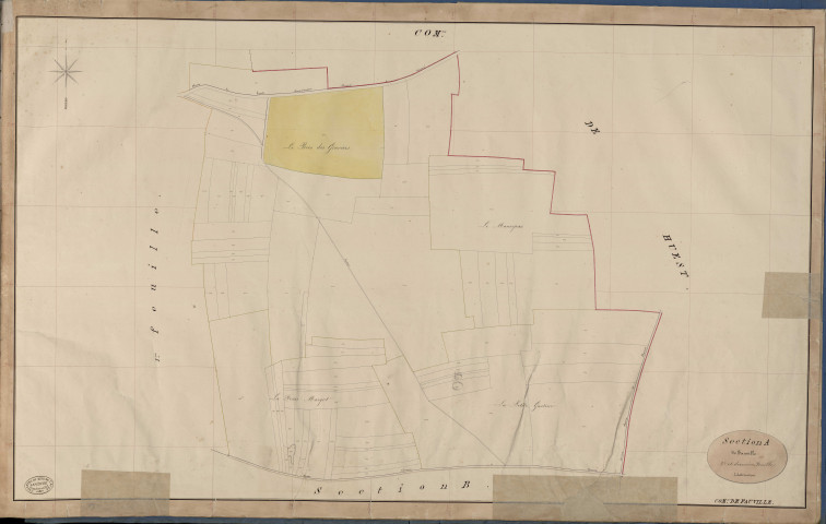 Fauville. Section A _ de Fauville _ 2e et dernière Feuille
