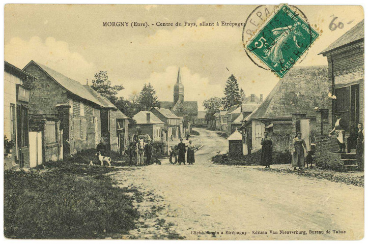 Morgny. Centre du Pays, allant à Etrépagny.