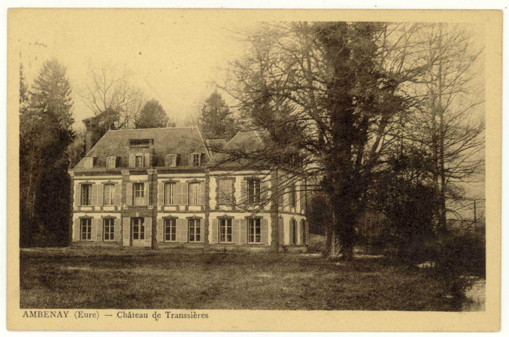 Ambenay. Château de Transières.