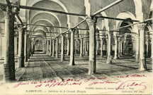 KAIROUAN. - Intérieur de la Grande Mosquée