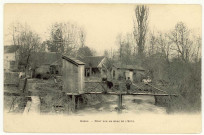 Gasny. Pont sur un bras de l'Epte.