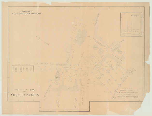 Ecouis _ CTRI _ Fond de plan topographique