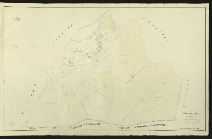 Saint-Aubin-sur-Gaillon. Section D _ des Rotoirt _ 2e de 3 Feuilles