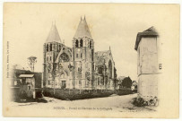 Ecouis. Portail et Clochers de la Collégiale.