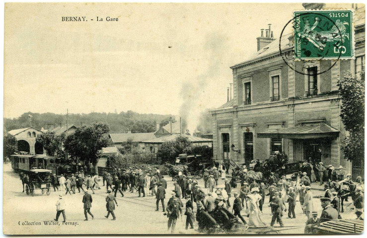 Bernay. La Gare.