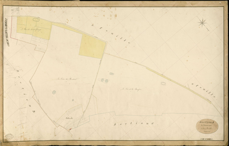 Ormes. Section A _ de Boisnormand _ 1re de 3 Feuilles