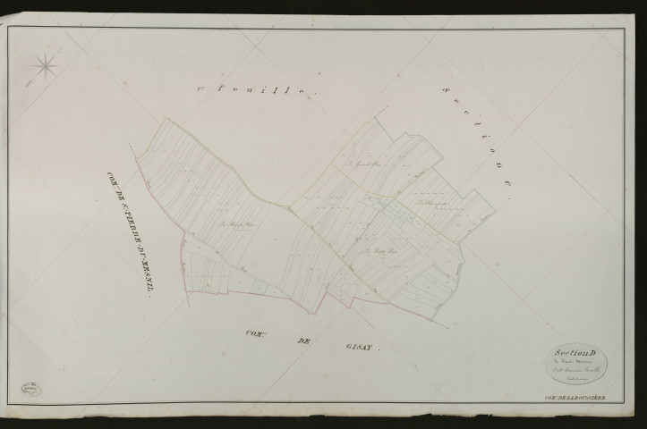 Roussière (La). Section D _ de haut Moine _ 2e et dernière Feuille