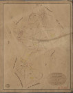Plessis-Grohan (Le). Tableau d'assemblage _ du Plan Parcellaire de la Commune de Plessis Grohan _ Canton de Evreux Sud - Evreux - Eure. _ Terminé sur le Terrain le 10 Avril 1841, sous l'administration de M. Zédé, Préfet _ M. Saudbreuil, Maire _ sous la Direction de M. Garnier, Directeur des Contributions directes _ M. Le Fébure, Géomètre en Chef. _ Par M. Canu, Géomètre de 1re classe.