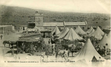 MAHIRIDJA (MAROC ORIENTAL). - Vue partielle du camp et du goum