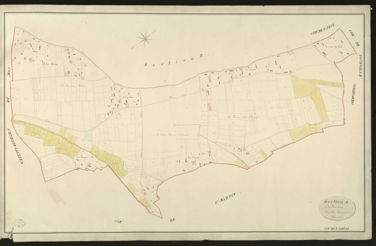 Saint-Siméon. Section A _ du Passe-Tems _ Feuille Unique