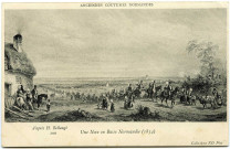 Basse-Normandie. Anciennes coutumes normandes. - Une Noce en Basse Normandie (1834) - d'après H. Bellangé, 100.