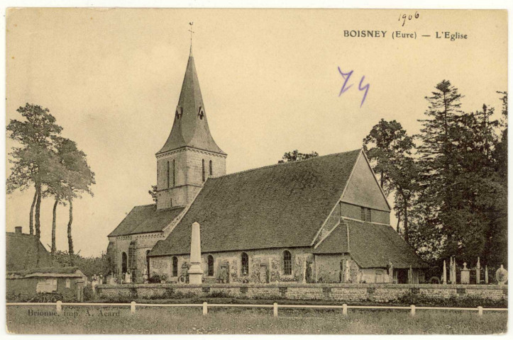 Boisney. L'Eglise.