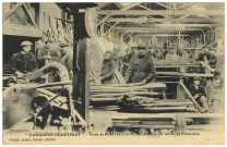 Marcilly-sur-Eure. Parquets Chrétinat. - Usine de Marcilly-sur-Eure (Eure). - Un atelier de Fabrication.