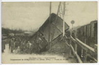 Serquigny. Tamponnement de Serquigny (29 février 1916). - Train du Havre.