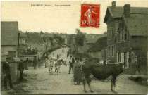 Daubeuf-près-Vatteville. Rue principale.