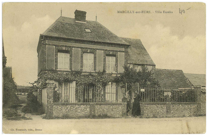 Marcilly-sur-Eure. Villa Euréka.