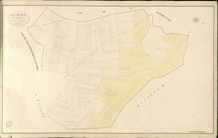 Glisolles. Section A _ de la Brétonnière _ 4e et dernière Feuille