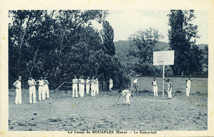 Bouafles. Le Camp de Bouafles (Eure). - Le Basket-ball.