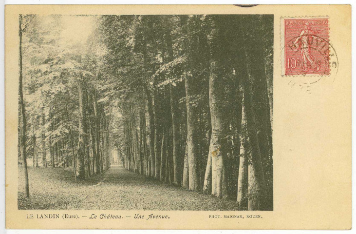 Landin (Le). Le Château. - Une Avenue.