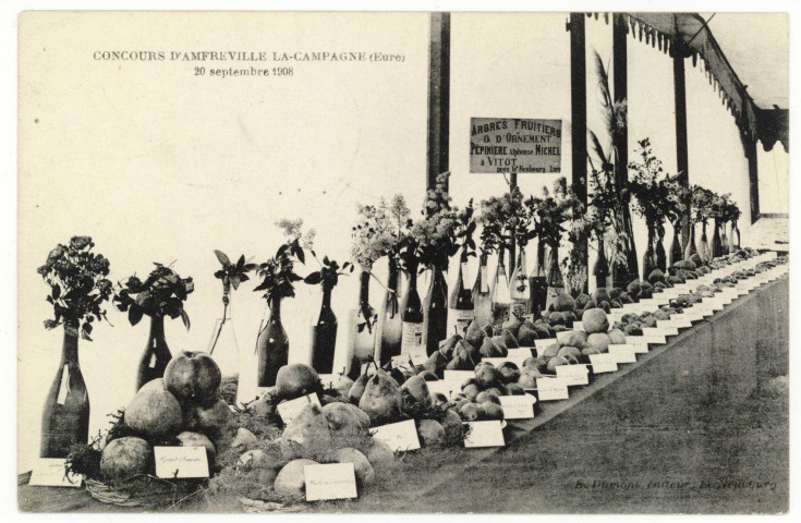 Amfreville-la-Campagne. Concours d'Amfreville la Campagne-20 septembre 1908.