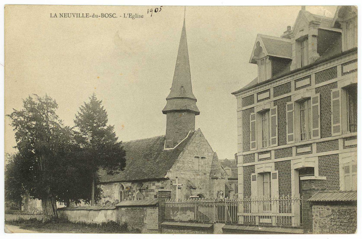 Neuville-du-Bosc (La). L'Eglise.