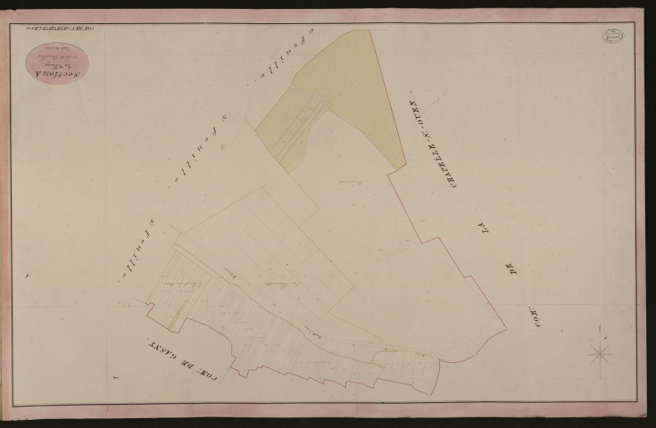 Sainte-Geneviève-lès-Gasny. Section A _ du Village _ 1re de 6 Feuilles