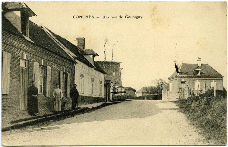 Conches-en-Ouche. Une vue de Goupigny.