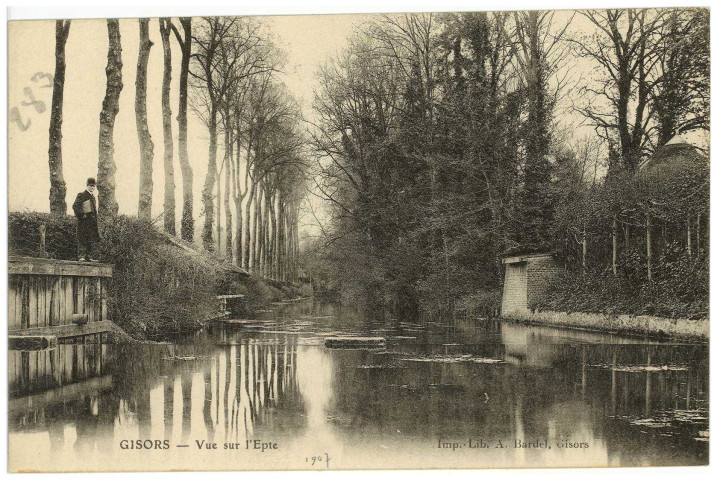 Gisors. Vue sur l'Epte.