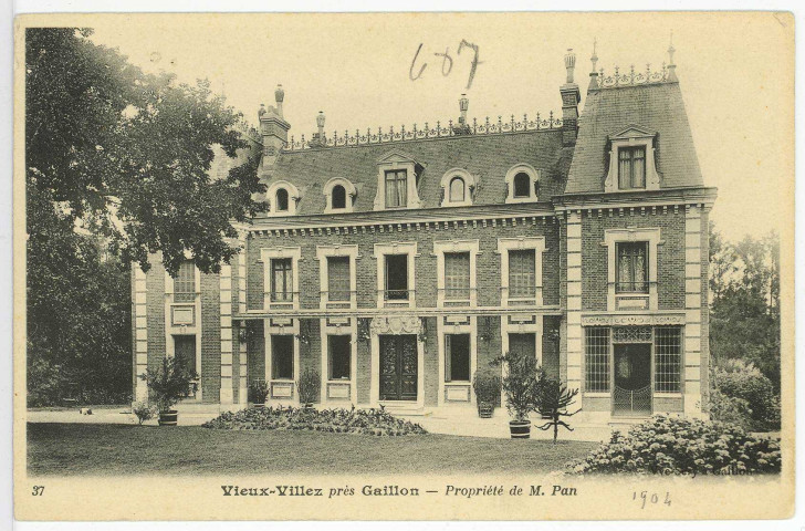 Vieux-Villez. Propriété de M. Pan.