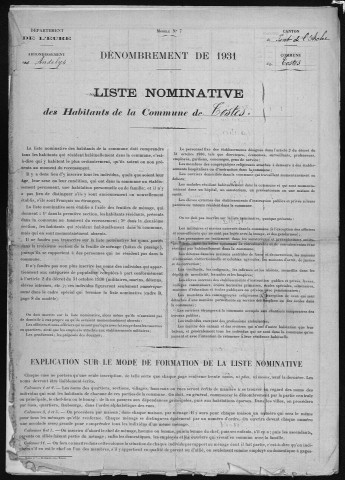 TOSTES 1931
