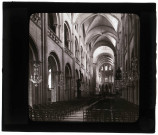Église abbatiale Saint-Étienne de l'abbaye aux Hommes de Caen (Calvados), intérieur.