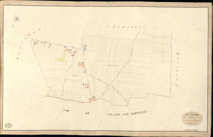 Ventes (Les). Section F _ de Villeneuve _ 2e et dernière Feuille