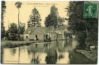 Nonancourt. Bords de l'Avre et l'usine de Bellegarde.