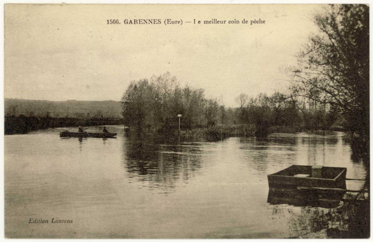Garennes-sur-Eure. Le meilleur coin de pêche.
