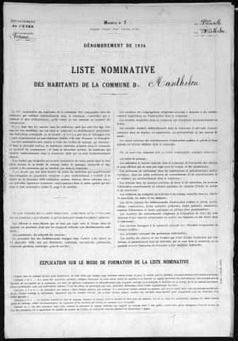 MANTHELON 1936