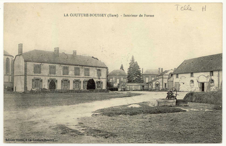 Couture-Boussey (La). Intérieur de Ferme.