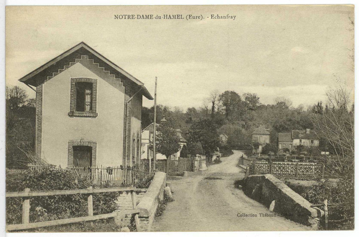Notre-Dame-du-Hamel. Pont d'Echanfray.