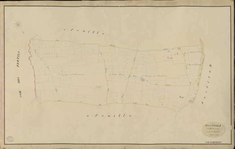 Ambenay. Section A _ de Chaunecourt _ 2e de 3 Feuilles
