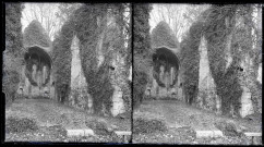 Ruines et vestiges de l'abbaye Notre-Dame-de-Fontaine-Guérard à Radepont (Eure).