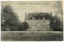 Haye-Aubrée (La). Château de Bonneval, vue de derrière.