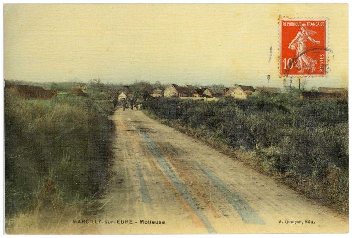 Marcilly-sur-Eure. Motteuse.