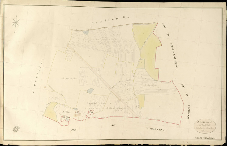 Collandres. Section C _ du Mesnil-Gal _ 4e et dernière Feuille