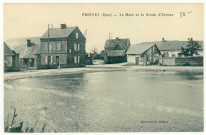 Fresney. La Mare et la Route d'Evreux.