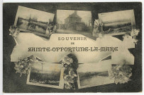 Sainte-Opportune-la-Mare. Carte souvenir.
