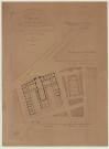 Evreux _Archives départementales _ "Projet d'agrandissement du Palais de justice et construction d'un bâtiment d'archives avec jardin".