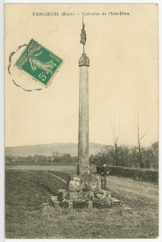 Vascoeuil. Calvaire de l'Isle-Dieu.